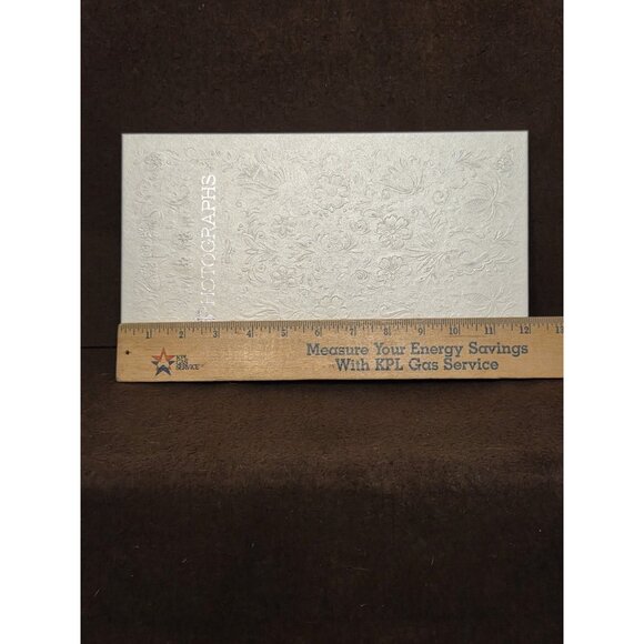 Photo Album Vintage Hallmark Keepsake Embossed Ivory 1984 Made USA 48 Photograph - Picture 10 of 13